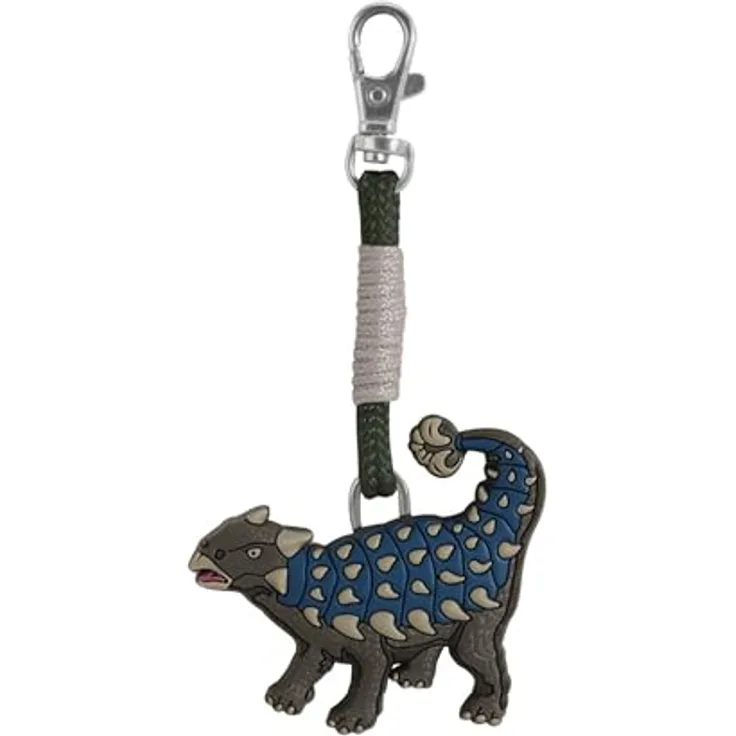 Step by Step Happy Charms „Dino“, 1-teilig, Dinosaurier-Anhänger für Schulranzen und Vorschulrucksack, leicht anbringbar