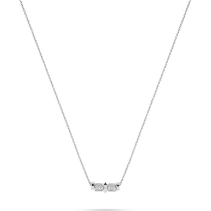 JETTE Damen-Kette 925er Silber, mit recyceltem Zirkonia, One Size, Silber 32028449 – Bild 1