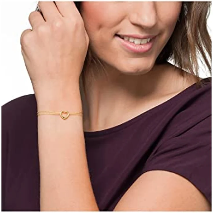 CHRIST Damen-Armband 375er Gelbgold, zeitloser Klassiker mit 19,5 cm Länge, in Geschenkbox – Bild 4