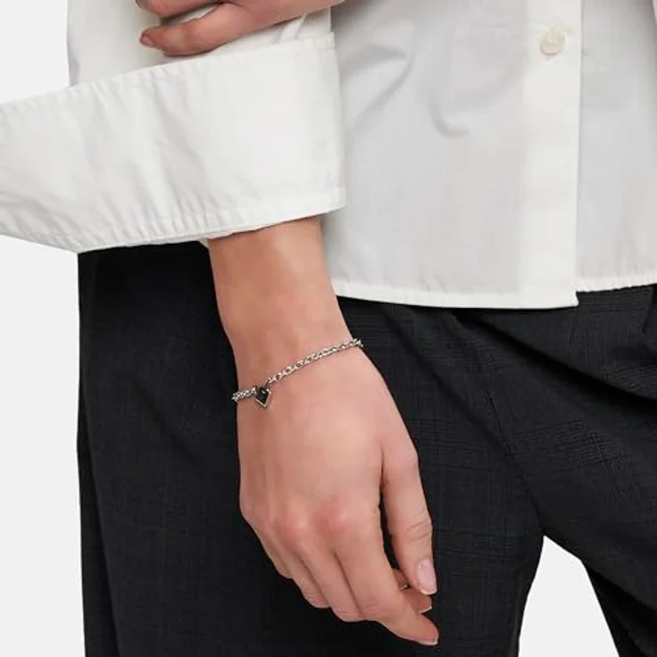 Liebeskind Berlin Armband LJ-1629-B-21, Edelstahl in Silber, 21 cm mit Karabinerverschluss – Bild 3