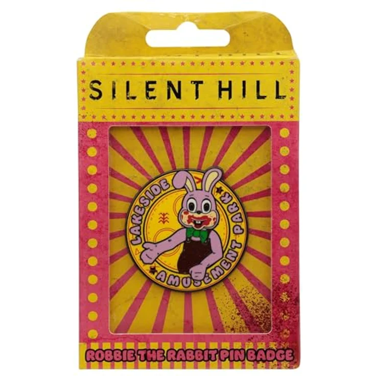 FaNaTtik Silent Hill Robbie the Rabbit Limited Edition Emaille Pin Badge, nummeriert, 43 mm, hochwertiges Design, offizielles Lizenzprodukt, nur 5.000 Stück weltweit – Bild 2