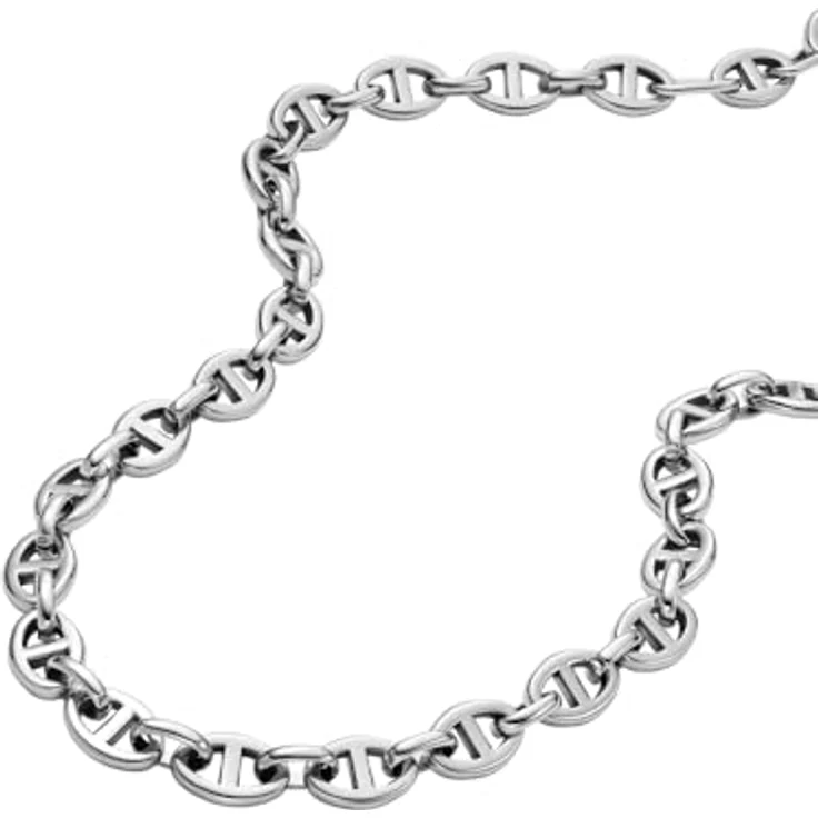 Fossil Heritage JA7242040 Damen-Halskette aus silberfarbenem Edelstahl, Länge 406 mm + 50 mm, 8,2 mm breit, poliertes Finish – Bild 4