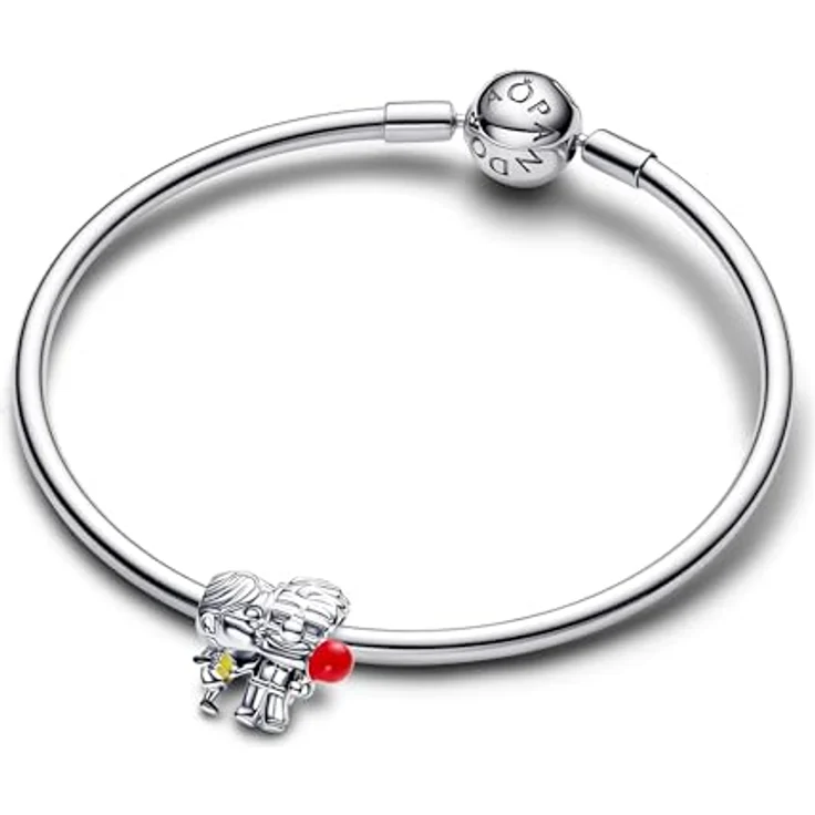 Pandora Charm-Einhänger 793649C01, Disney Carl und Ellie, Sterling Silber mit rotem Ballon und farbiger Emaille – Bild 3
