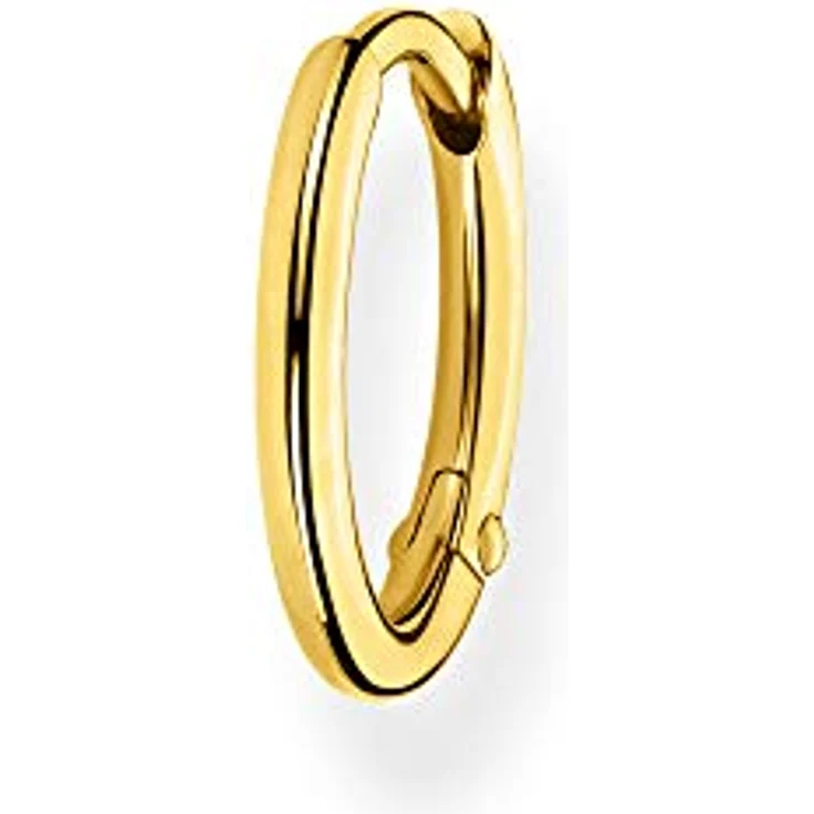 Thomas Sabo Einzel Creole Classic, vergoldetes Silber, 925er Sterlingsilber, gold – Bild 1