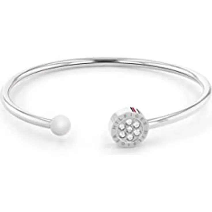 Tommy Hilfiger Armreif 2780570, eleganter Armschmuck für Damen, silber