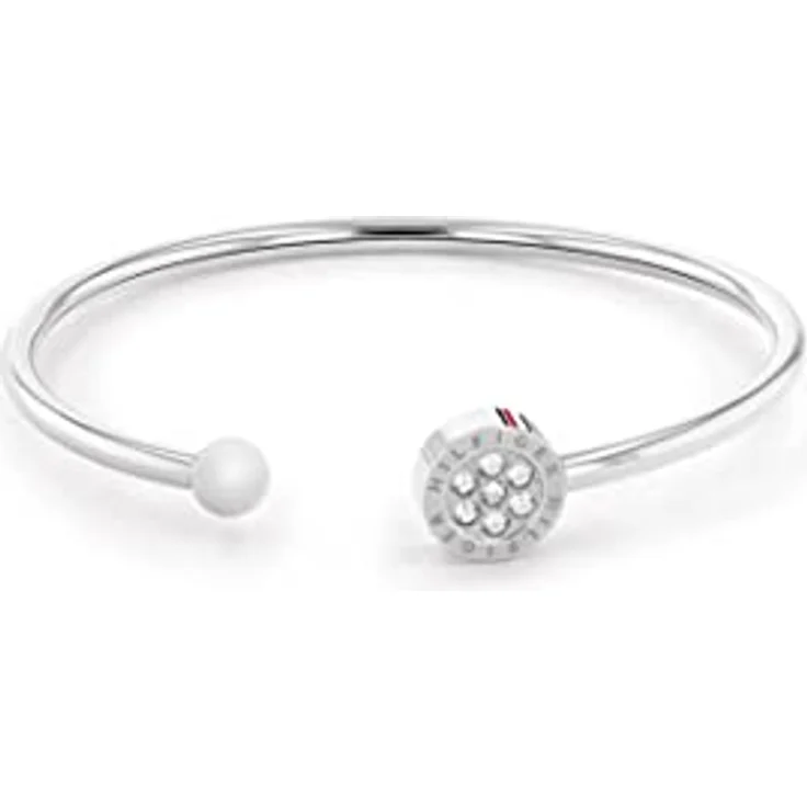 Tommy Hilfiger Armreif 2780570, eleganter Armschmuck für Damen, silber – Bild 1