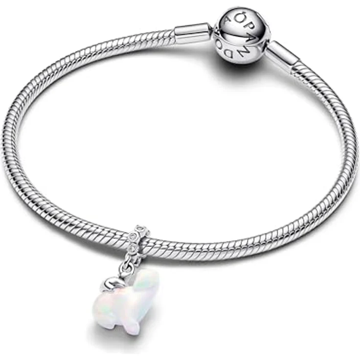 PANDORA Moments Eisbär Mutter & Junges Charm-Anhänger, Sterling-Silber mit Zirkonia, für ME und Moments Kollektion, 794243C01 – Bild 3