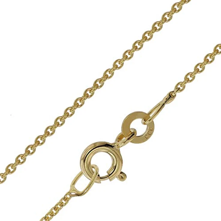 trendor Halskette für Anhänger Gold 333 / 8K Rundanker 1,1 mm, 40 cm, filigranes Design, Federring-Verschluss – Bild 1