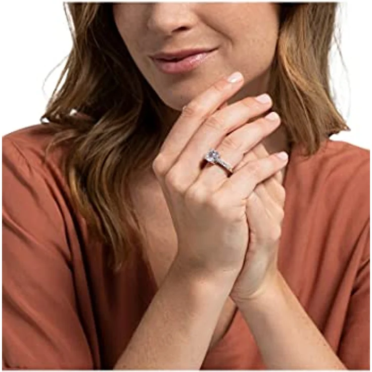 FAVS Damen-Damenring 925er Silber, 1 Zirkonia, Breite 0,9 cm, Stärke 6,5 mm, Silber 32017126 – Bild 3