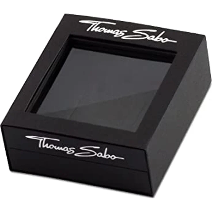 THOMAS SABO Damen-Kette 925er Silber, blauer Kettenanhänger, One Size, Trendy – Bild 2