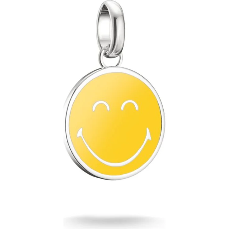 THOMAS SABO Charm-Einhänger SMILEYWORLD® Calm Charm - Handbemalt in strahlendem Gelb – Bild 1