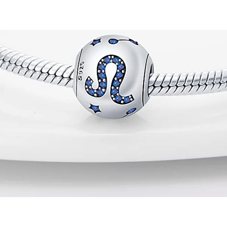 TINSLO Charm Anhänger Sternzeichen, 925 Sterling Silber 12 Charms für Pandora Armbänder und Halsketten, kompatibel mit europäischen Designs – Bild 2