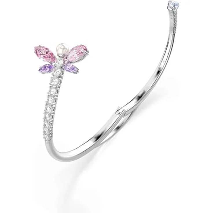 Swarovski x Ariana Grande Armreif, Libellenmotiv mit Swarovski Zirconia, Mehrfarbig, Rhodiniert – Bild 3