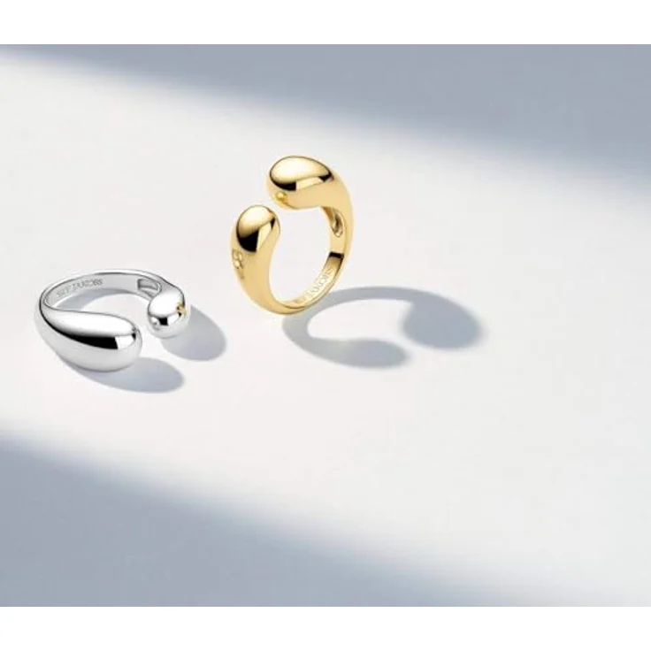 Sif Jakobs Goccia Pianura Ring, Damenring aus Sterlingsilber 925, Größe 58 – Bild 5