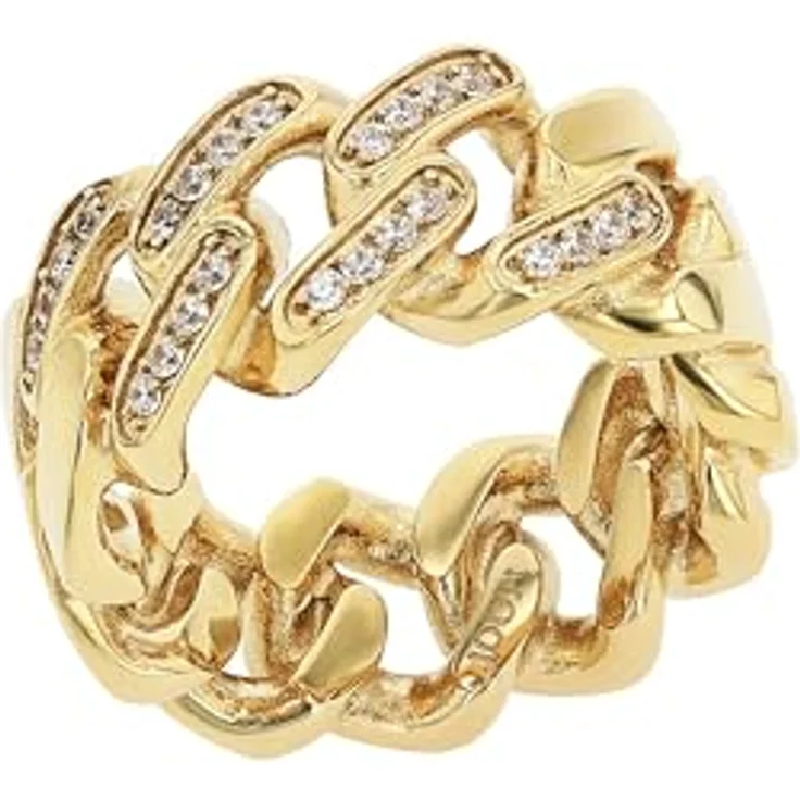 JOOP! Damenring aus Edelstahl, 11 mm, mit Zirkonia, gold, in Schmuck Geschenk Box – Bild 1