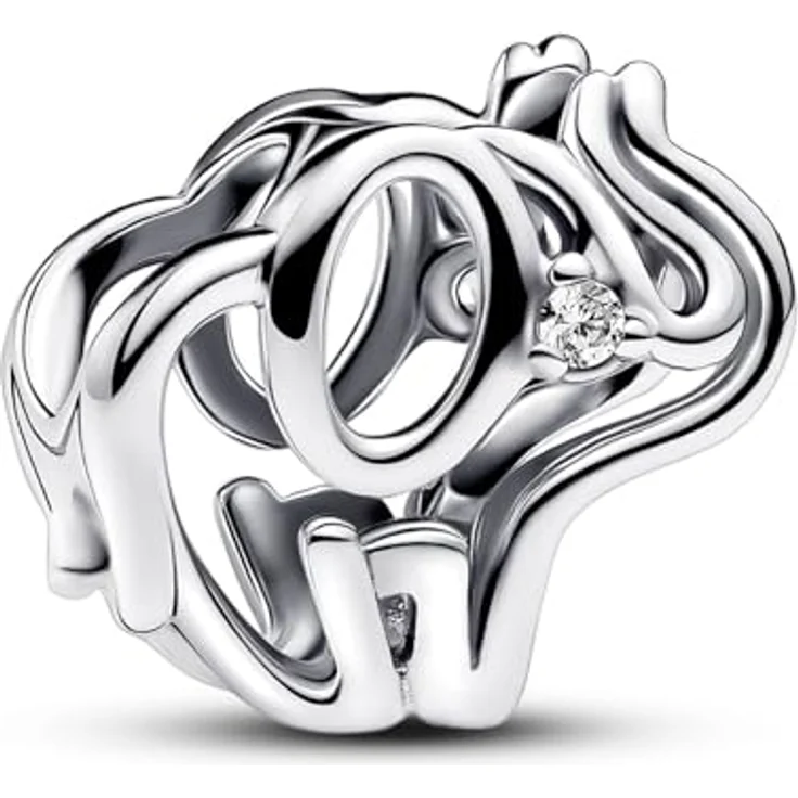PANDORA Damen-Armband Starterset Elefant, 925 Sterlingsilber mit Charm und Clip-Verschluss, 18 cm – Bild 2