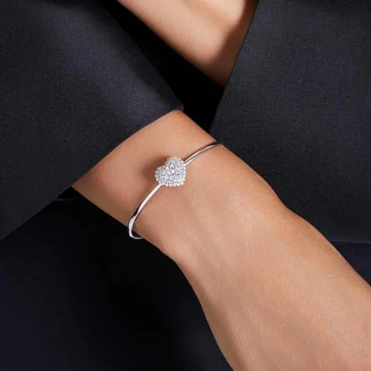 Swarovski Armreif Idyllia E Heart 5684385, eleganter Armschmuck mit Herzdesign – Bild 5