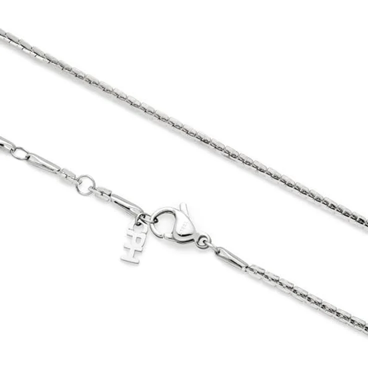 Copenhagen STUDIOS Mini Edgy Bracelet, Unisex Gliederarmband aus poliertem Edelstahl, silber, verstellbare Länge, wasserfest & hautfreundlich – Bild 4