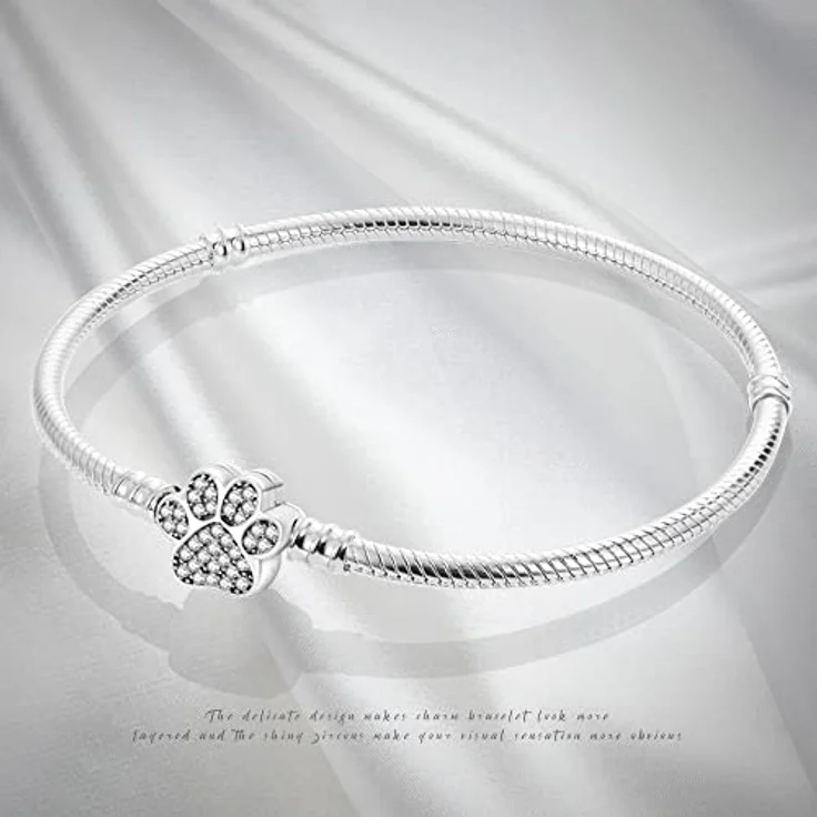 TINSLO Damen Armband 925 Sterling Silber, Gliederarmband mit Herzverschluss, ideales Geschenk für Frauen, Freundin und Mama, perfekt für Valentinstag, Weihnachten und Geburtstage – Bild 5