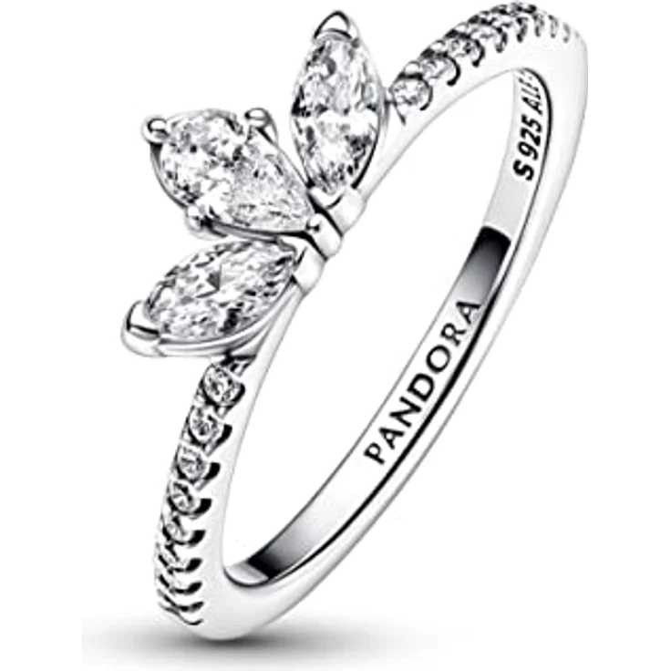 PANDORA Timeless Funkelndes Herbarium Cluster Ring, Sterling-Silber mit Cubic Zirkonia, Größe 52, 192392C01-52 – Bild 3