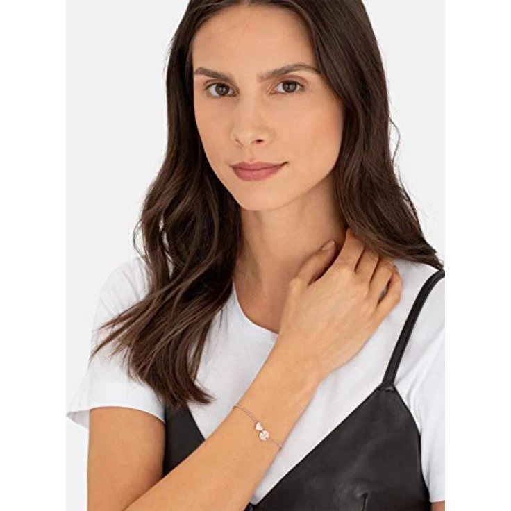 Liebeskind Armband LJ-0522-B-20, Edelstahlarmband mit Karabinerverschluss, Länge 20 cm, Breite 0,1 cm, Anhänger 0,9 cm – Bild 2