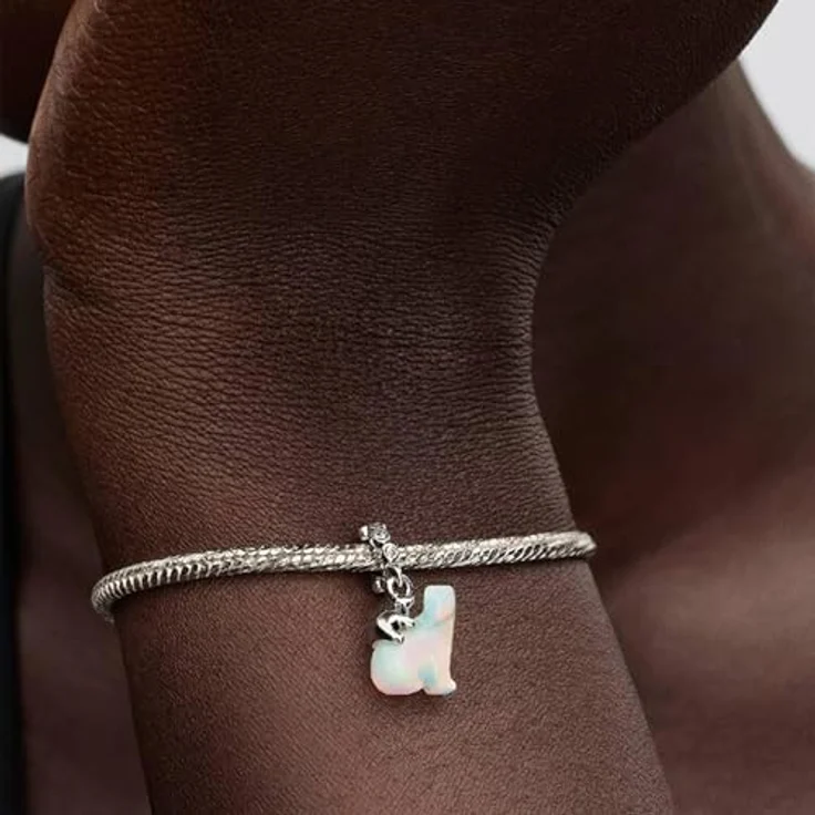 PANDORA Moments Eisbär Mutter & Junges Charm-Anhänger, Sterling-Silber mit Zirkonia, für ME und Moments Kollektion, 794243C01 – Bild 4