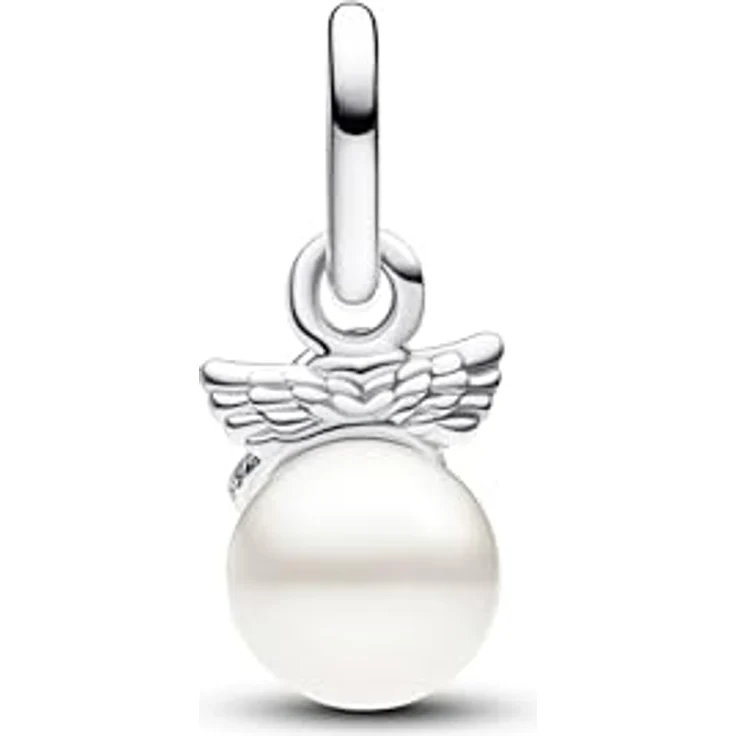 PANDORA ME Amor Mini-Charm-Anhänger aus Sterling Silber, romantisches Design auf Süßwasserzuchtperle, kompatibel mit ME und Moments Armbändern, 793108C01 – Bild 2