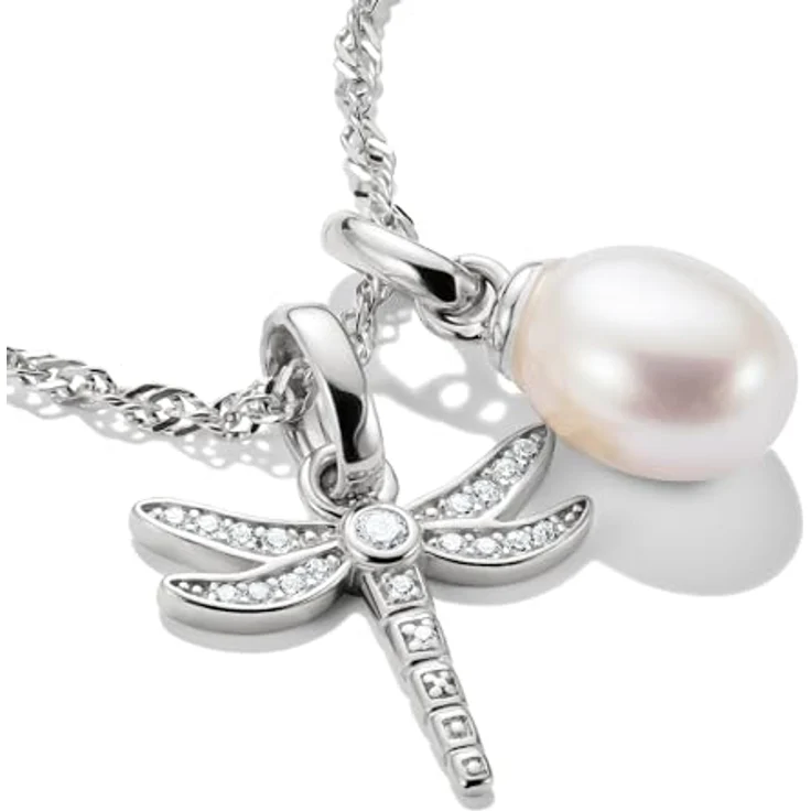Thomas Sabo Charm Club Connect Charm-Anhänger Libelle, recyceltes 925 Silber mit Steinen, CC1285-051-14 – Bild 2