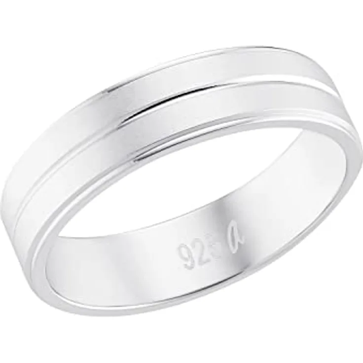 Amor Ring 925 Sterling Silber Unisex, matt/glänzend, in Schmuck Geschenk Box
