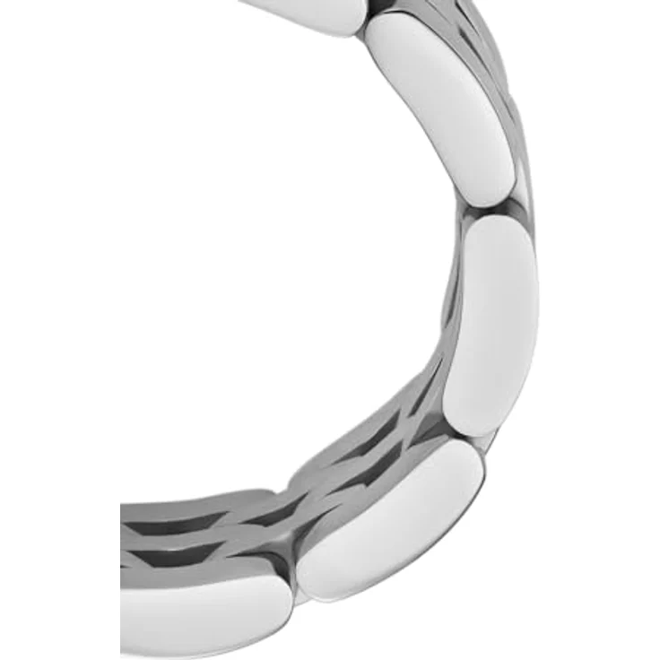 Fossil Herrenring Arden, Edelstahlring in Silber, Größe 18-21, poliert – Bild 5