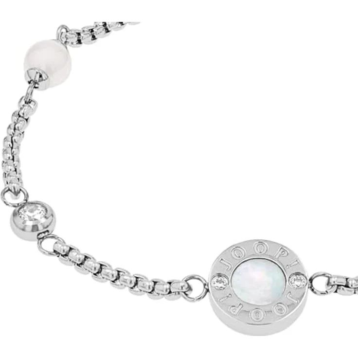 Joop! Armband Edelstahl Damen, Bicolor mit synth. Zirkonia, 19+3 cm, in Schmuck Geschenk Box, 2039845 – Bild 5