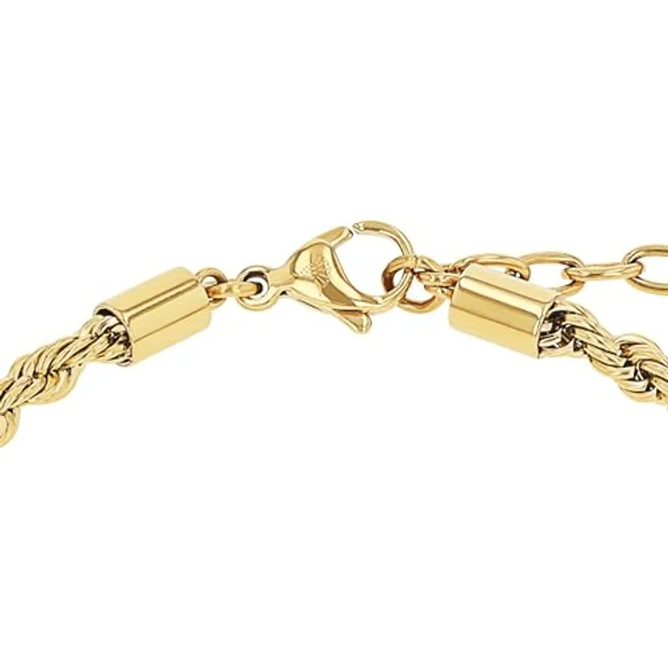 JOOP! Damen Armband Edelstahl mit Zirkonia, Bicolor, 19+3 cm, in Schmuck Geschenk Box, 2039847 – Bild 3