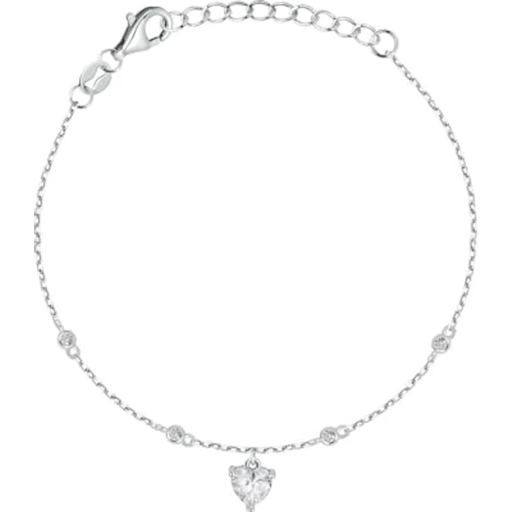 CHRIST Damen-Armband 925er Silber, recycelte Zirkonia, One Size – Bild 1