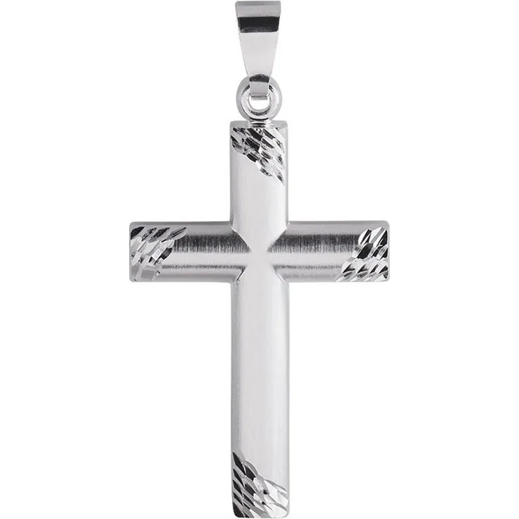 Firetti Kettenanhänger Kreuz, Silber 925 Halsschmuck als modisches Geschenk