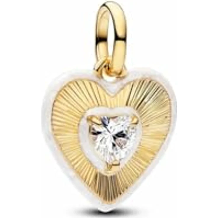 Pandora ME 764409C01 Herz Medaillon Charme, Kettenanhänger aus Juwel – Bild 1