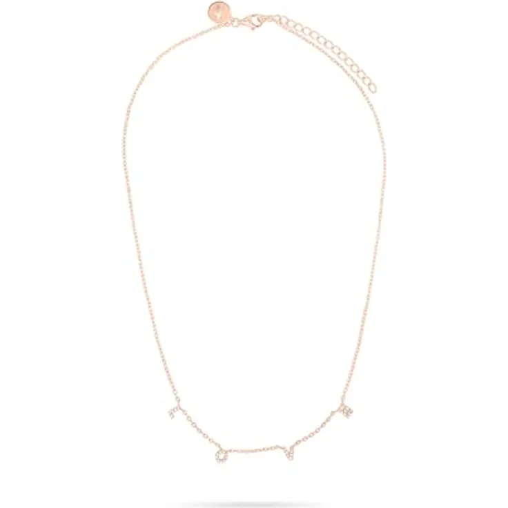 Tamaris Damen Halskette TJ-0700-N-45 aus 925 Silber in IP Roségold mit Zirkoniasteinen, 45 cm, "LOVE" Schriftzug – Bild 2