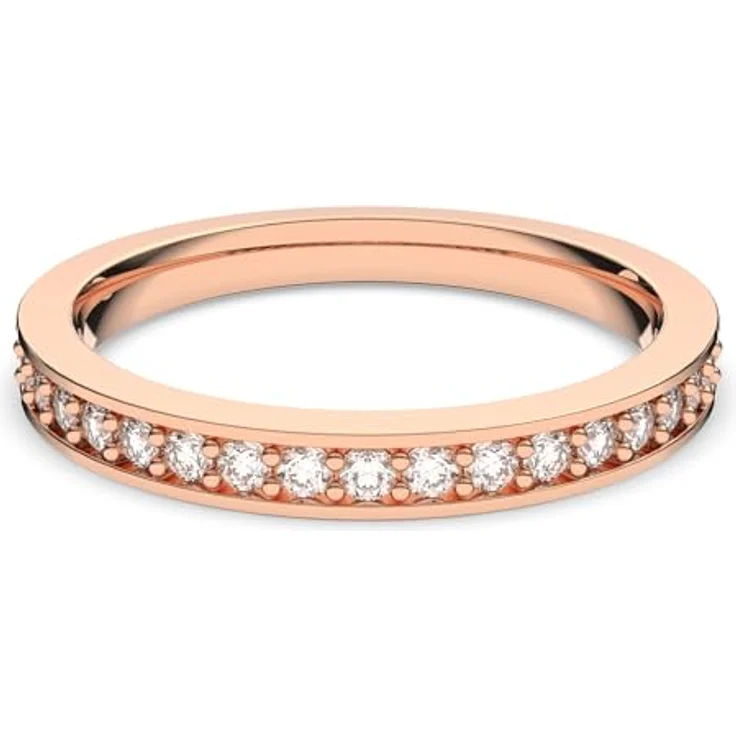 SWAROVSKI Damen-Ring Edelstahl mit Kristall, rosegold-plattiert, Ringgröße 50, 5032898 – Bild 1