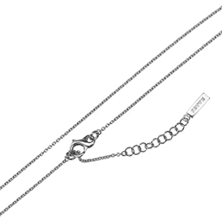 JETTE Damen-Halskette aus 925er Silber, 45 cm Länge mit 15 Zirkonia, Geschenkbox inbegrepen, One Size – Bild 4
