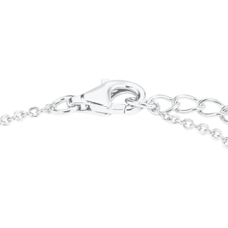 Prinzessin Lillifee Silberarmband mit Herzen, Zirkonia in Flieder und Rosa,925er Sterling Silber mit Rhodiumbeschichtung – Bild 2