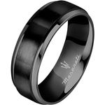 Maserati Ceramic Herren Ring, Größe 23 aus keramisch, Originalverpackung