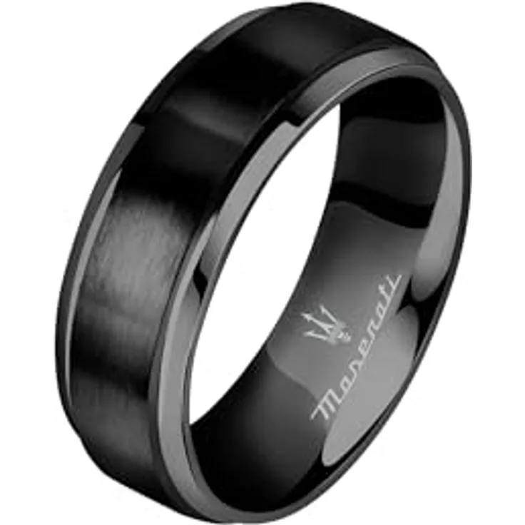 Maserati Ceramic Herren Ring, Größe 23 aus keramisch, Originalverpackung