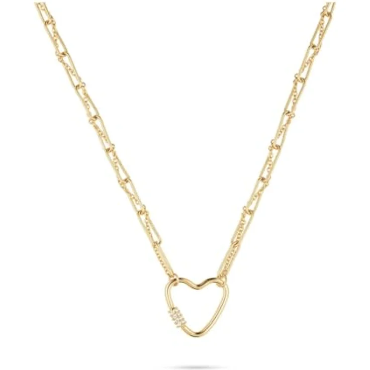 CHRIST Damen-Halskette 925er Silber, recycelter Zirkon, Gold, One Size, 32028274 – Bild 1