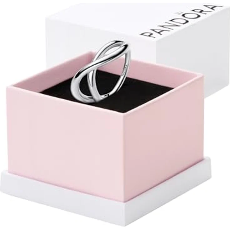Pandora 193318C00 Damen-Silbering Unendlichkeit aus 925 Sterlingsilber, organisch geformt, Breite Ringkopf 7,5 mm – Bild 1
