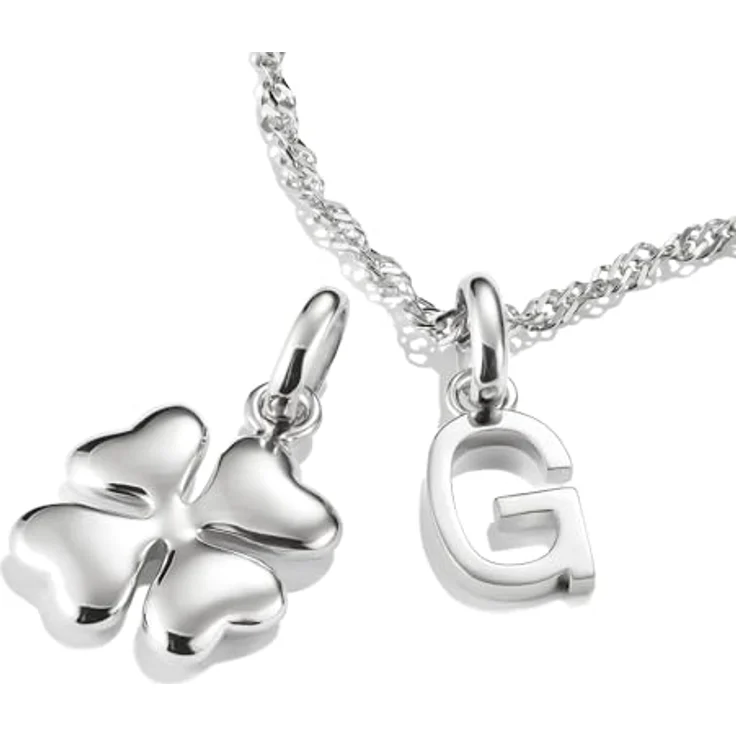 Thomas Sabo Charm Club Connect Charm-Anhänger Glücksklee, 3D aus recyceltem 925 Silber, flexible Tragevarianten CC1236-001-21 – Bild 2