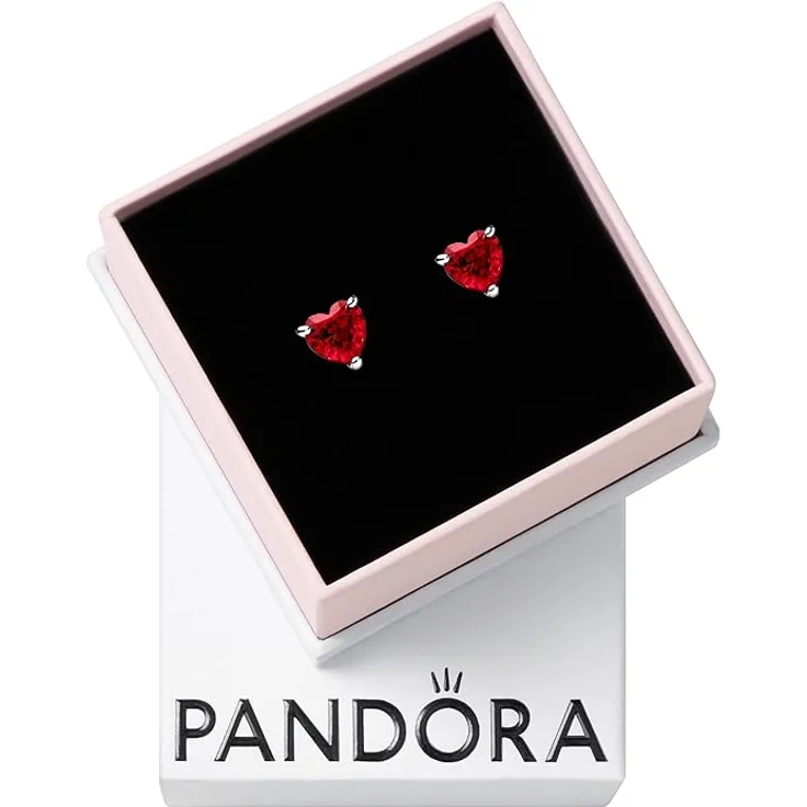 Pandora Ohrstecker Timeless 292549C01, elegante Silber-Ohrstecker mit zeitlosem Design