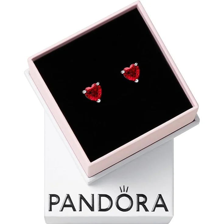 Pandora Ohrstecker Timeless 292549C01, elegante Silber-Ohrstecker mit zeitlosem Design