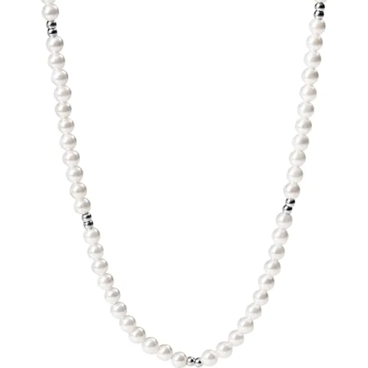 Purelei Finesse Kette Damen, Silber – Wasserfeste Edelstahl-Halskette, verstellbar 40-45 cm, ideal für individuellen Stil – Bild 1