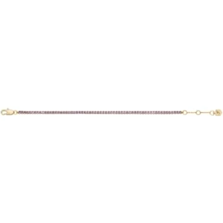 Fossil Ellis Damen Armband, goldfarbenes Messing mit poliertem Finish und Karabinerverschluss, 165 mm Länge – Bild 5