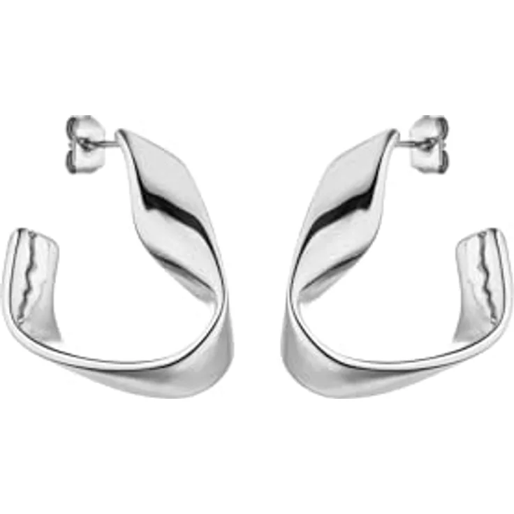 Purelei River Ohrringe – Elegantes Möbiusband-Design, 18K vergoldet, Silber, Damenohrringe für zeitlose Eleganz