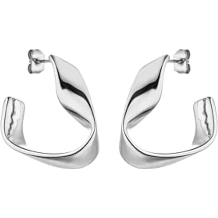 Purelei River Ohrringe – Elegantes Möbiusband-Design, 18K vergoldet, Silber, Damenohrringe für zeitlose Eleganz – Bild 1